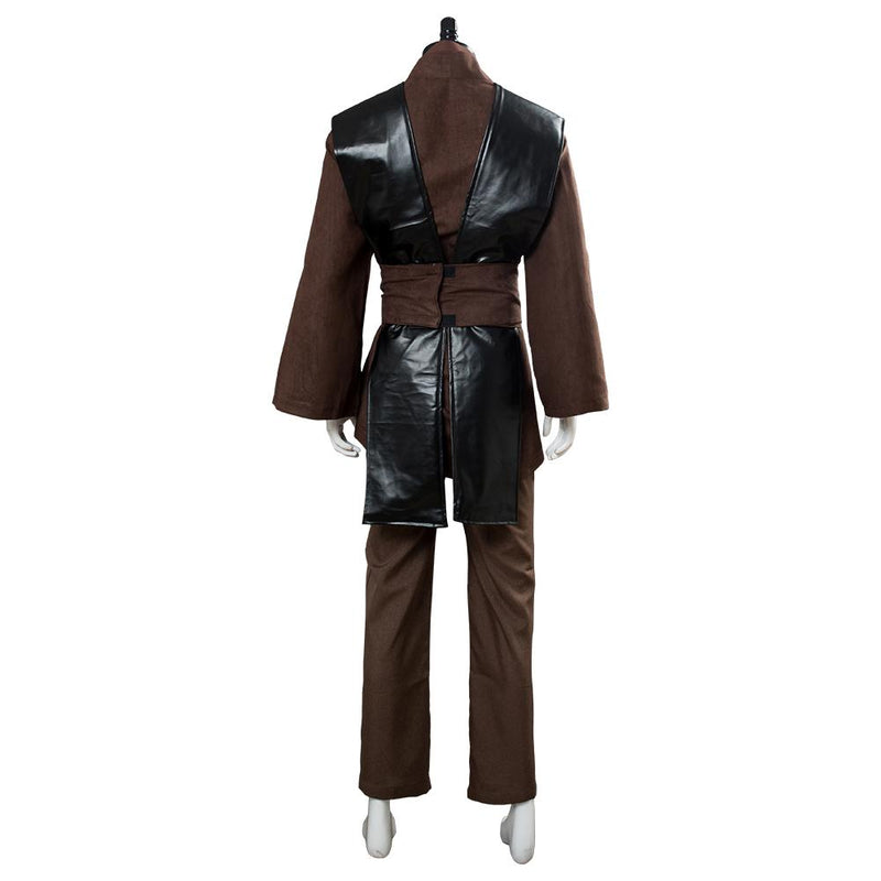 [All Size In Stock] Jedi Anakin Skywalker Anakin Brown No Clock Cosplay Knight Tunic Uniform Halloween Carnival Suit