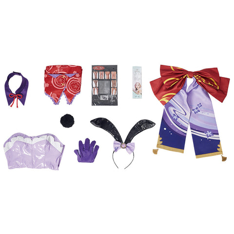 SeeCosplay Genshin Impact Baal Bunny Girls Halloween Original Design Cosplay Costume -