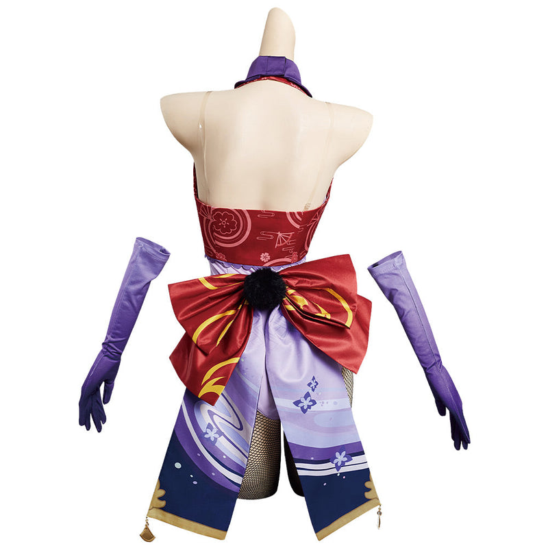 SeeCosplay Genshin Impact Baal Bunny Girls Halloween Original Design Cosplay Costume - Female
