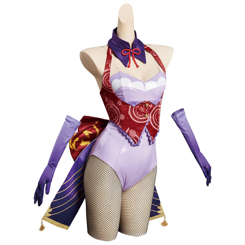 SeeCosplay Genshin Impact Baal Bunny Girls Halloween Original Design Cosplay Costume - Female