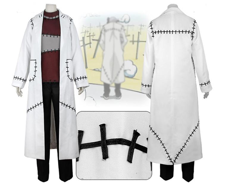 Soul Eater Franken Stein Doctor Cosplay Costume