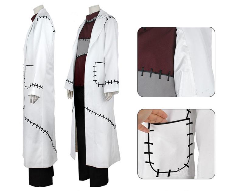 Soul Eater Franken Stein Doctor Cosplay Costume