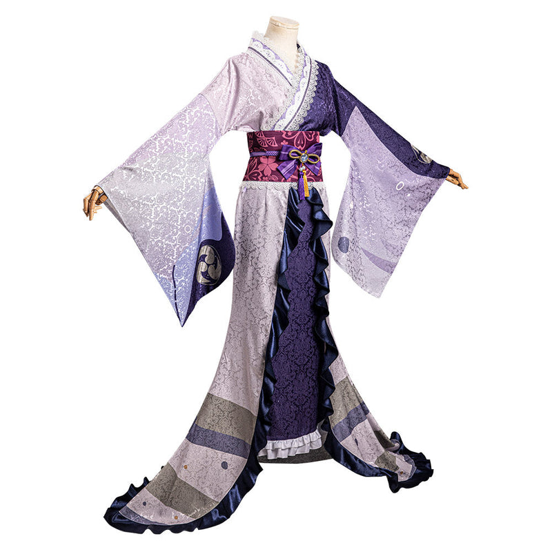 SeeCosplay Genshin Impact - Raiden Shogun Cosplay Costume Kimono Costume Outfits for Halloween Carnival Suit