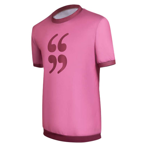 SeeCosplay Scott Pilgrim Takes Off Scott Pilgrim Pink T-shirt Outfits Halloween Party Carnival Cosplay Costume