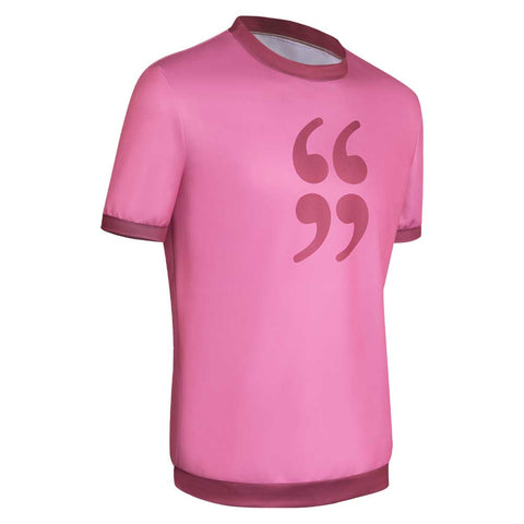 SeeCosplay Scott Pilgrim Takes Off Scott Pilgrim Pink T-shirt Outfits Halloween Party Carnival Cosplay Costume