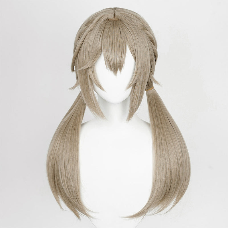 [Full In Stock] Honkai STAR RAIL Qingque Cosplay Wig Wig Synthetic HairCarnival Halloween Party Female