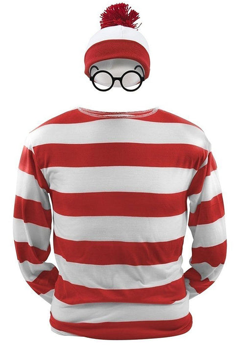 Wo ist Waldo Waldo Waldo &amp; Friends T-Shirt Cosplay Kostüm