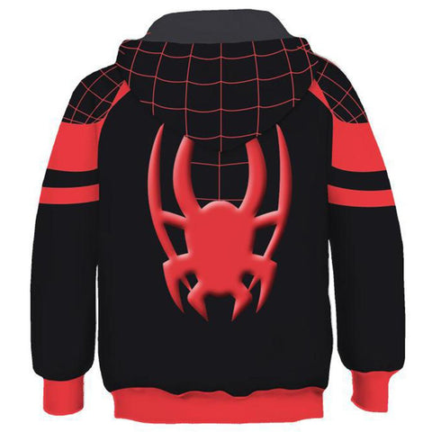 Seecosplay Movie Ultimate Spiderman Costumes Halloween Carnival Cosplay Costume Hoodie Jacket For Kids