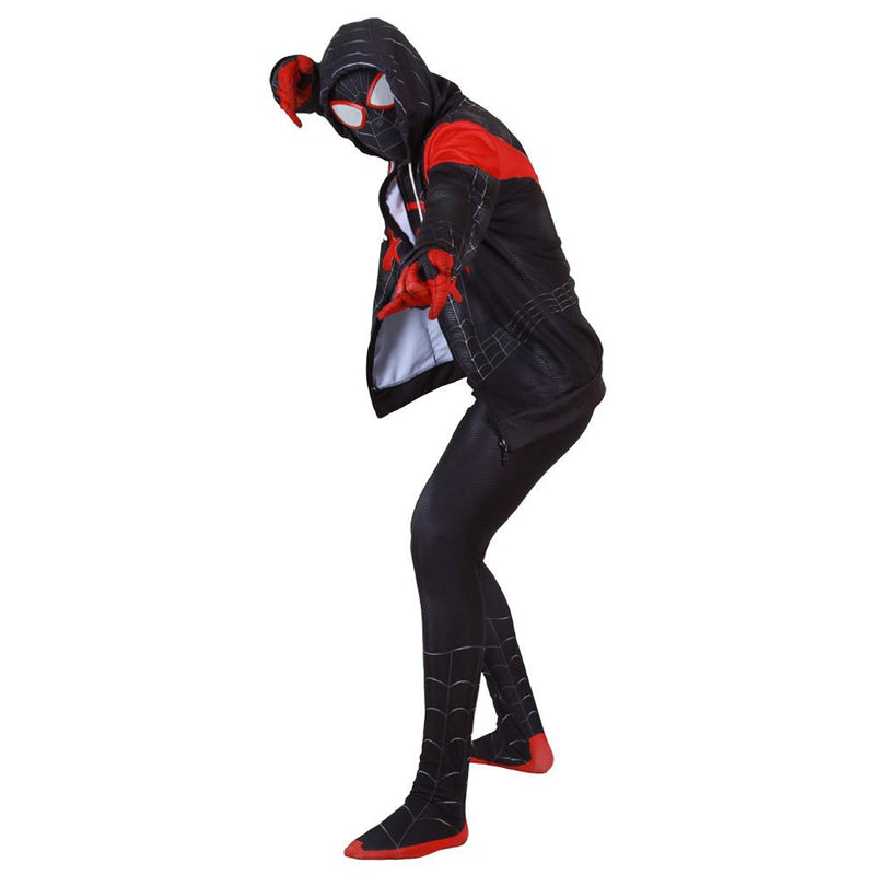 Spider-Man Costume: Into the Spider-Verse Halloween Spiderman Costumes Hoodie Jacket For Kids
