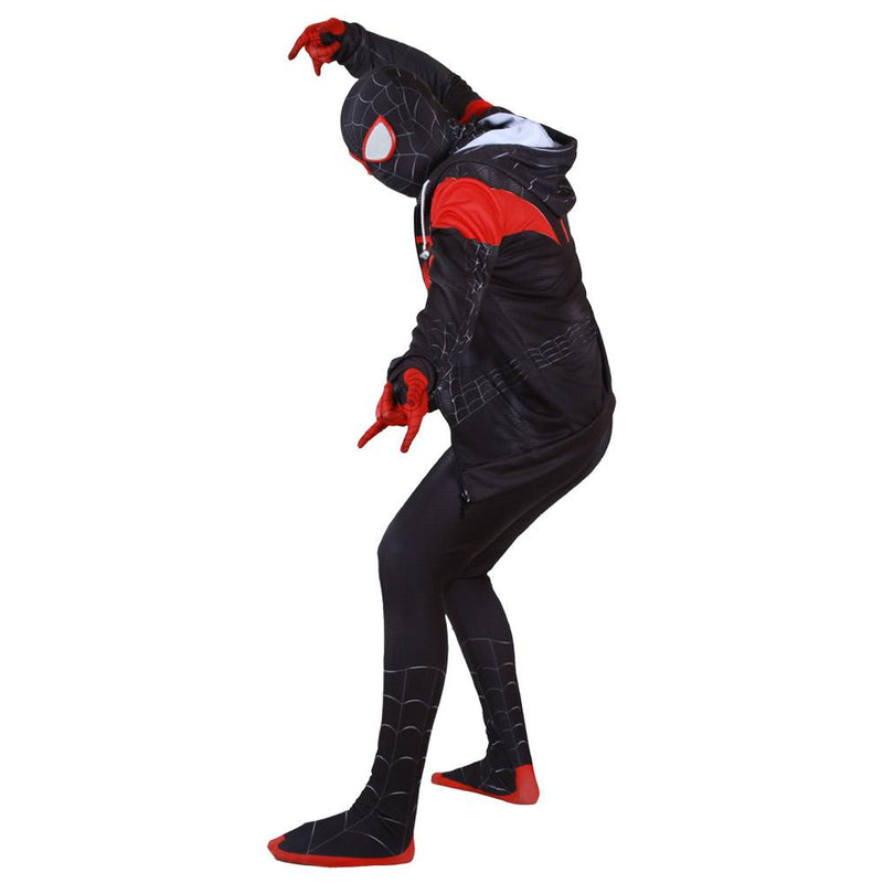Spider-Man Costume: Into the Spider-Verse Halloween Spiderman Costumes Hoodie Jacket For Kids