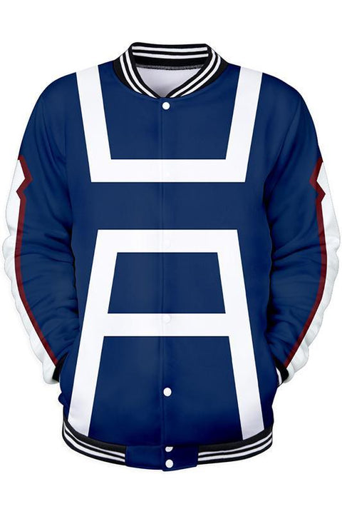 My Hero Academia Merchandies Hoodie Trainingsuniform 3D-Baseball-Sweatshirt