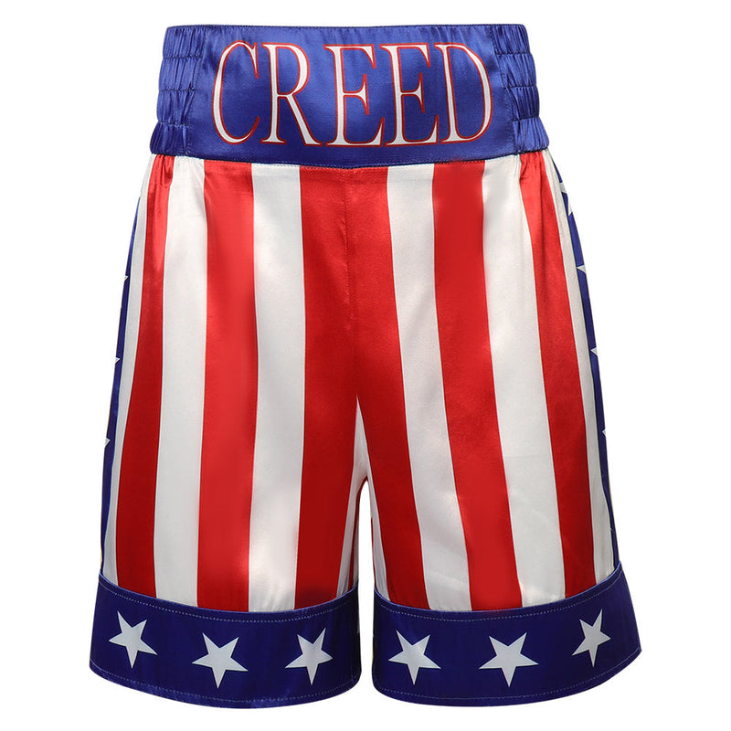 Creed 3 Adonis Creed Cosplay Shorts Kostüm Outfits Halloween Karneval Party Anzug