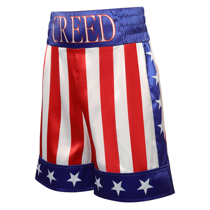 Creed 3 Adonis Creed Cosplay Shorts Kostüm Outfits Halloween Karneval Party Anzug