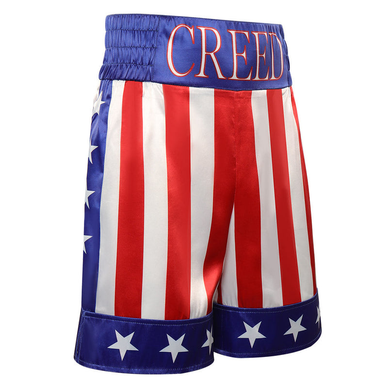 Creed 3 Adonis Creed Cosplay Shorts Kostüm Outfits Halloween Karneval Party Anzug