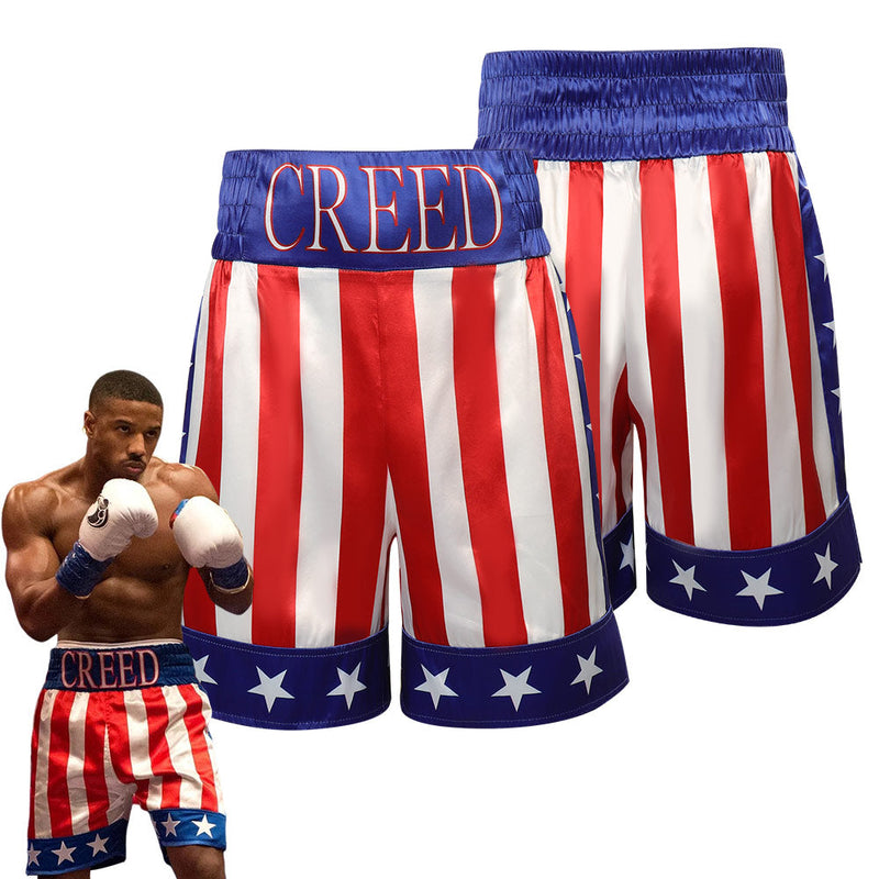 Creed 3 Adonis Creed Cosplay Shorts Kostüm Outfits Halloween Karneval Party Anzug