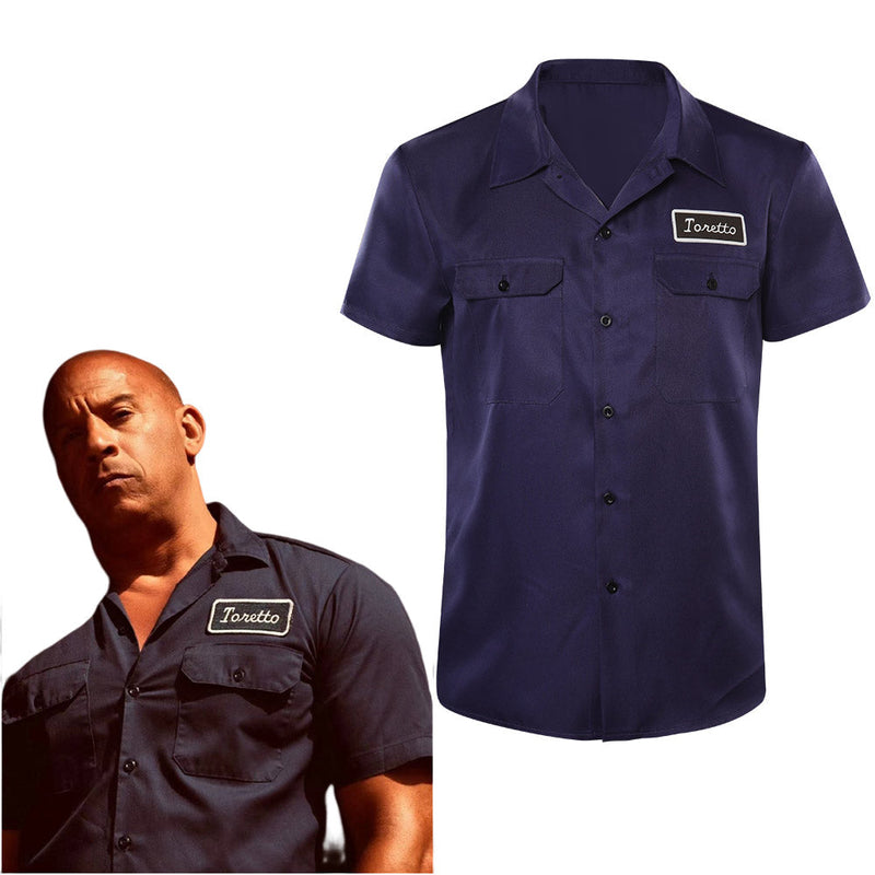 Fast &amp; Furious Fast X (2023) Dominic Toretto Cosplay T-Shirt Kostüm Outfits Halloween Karneval Party Anzug