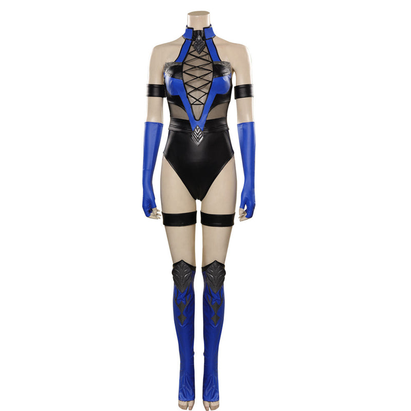 SeeCosplay Mortal Kombat 4 Kitana Costume Jumpsuit Costumes for Halloween Carnival Suit