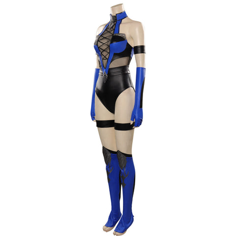 SeeCosplay Mortal Kombat 4 Kitana Costume Jumpsuit Costumes for Halloween Carnival Suit