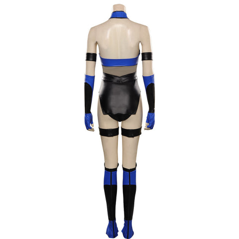 SeeCosplay Mortal Kombat 4 Kitana Costume Jumpsuit Costumes for Halloween Carnival Suit