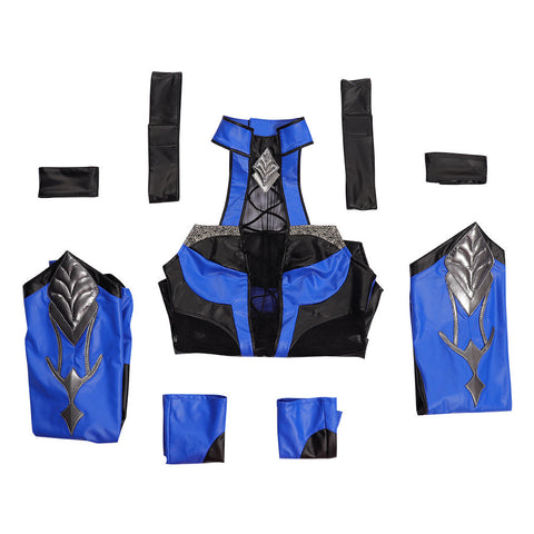 SeeCosplay Mortal Kombat 4 Kitana Costume Jumpsuit Costumes for Halloween Carnival Suit