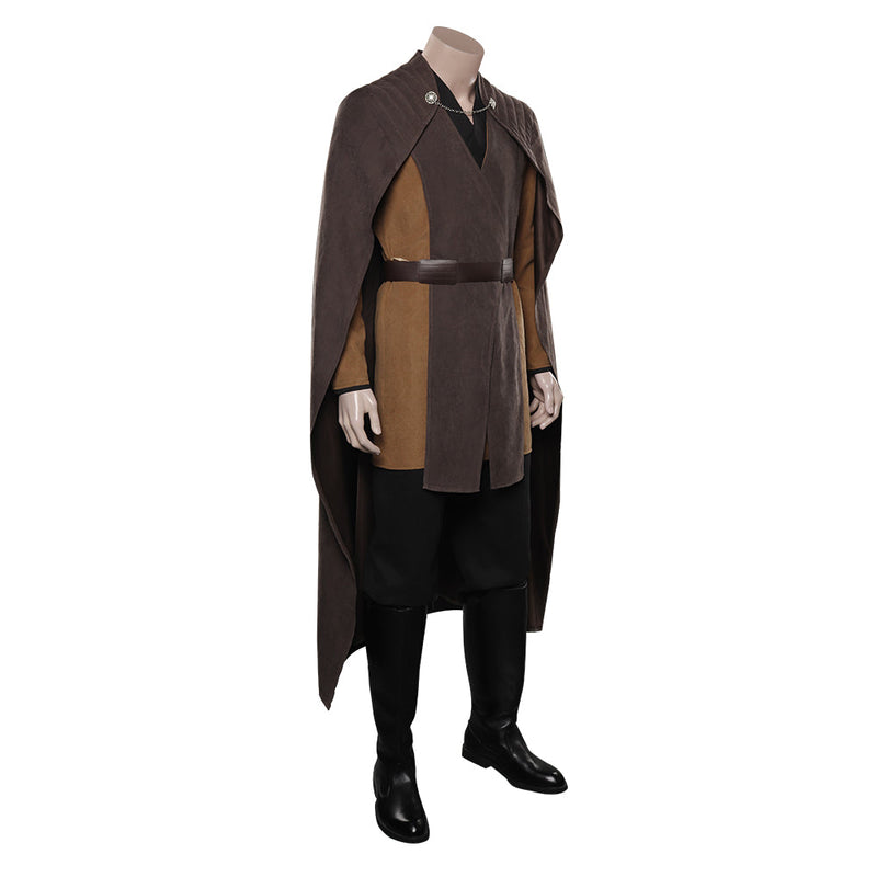 [All Sizes In Stock] Count Dooku Black Cloak Suit Costume Halloween Carnival Suit