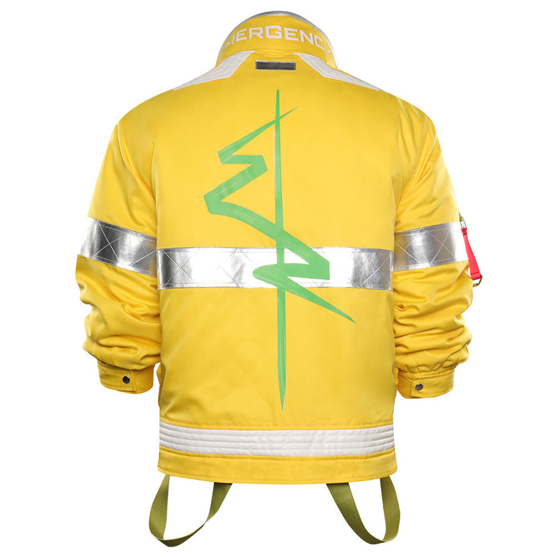Cyberpunk 2077:Cyberpunk-David Martinez Cosplay Costume Coat Cosplay Wig Shoes Full Set Halloween Party Suit