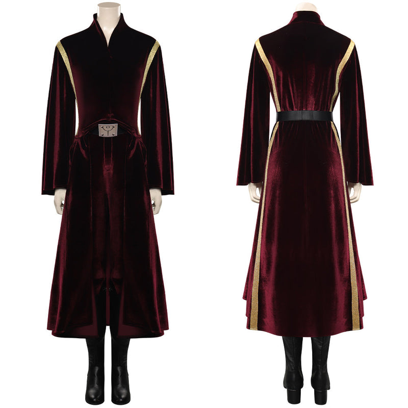 [All Size In Stock] Padme Amidala Handmaiden Battle Dress Halloween Carnival Suit Costume