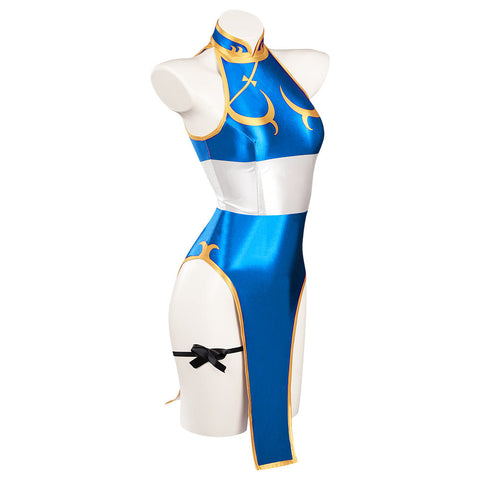 SeeCosplay Street Fighter(SF) ChunLi Original Design Sexy Swimsuit Cosplay Costume Swimwear Outfits