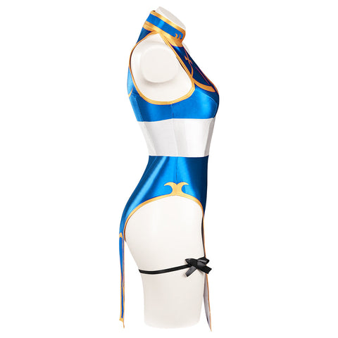 SeeCosplay Street Fighter(SF) ChunLi Original Design Sexy Swimsuit Cosplay Costume Swimwear Outfits