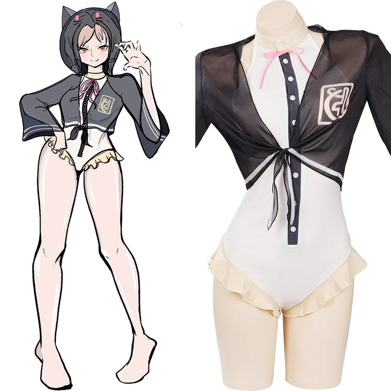 SeeCosplay Danganronpa Nanami Chiaki Original Design Swimsuit Cosplay Costume