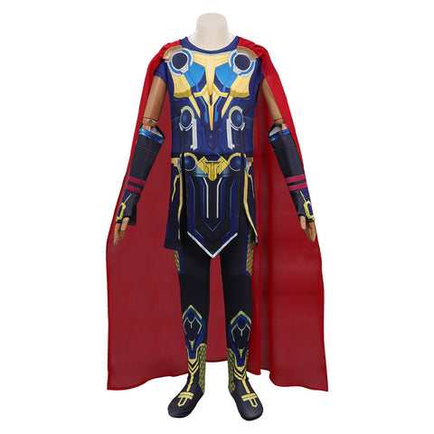 SeeCospaly Kids Children Thor: Love and Thunder (2022) Thor Cosplay Costume Jumpsuit Cloak Costumes