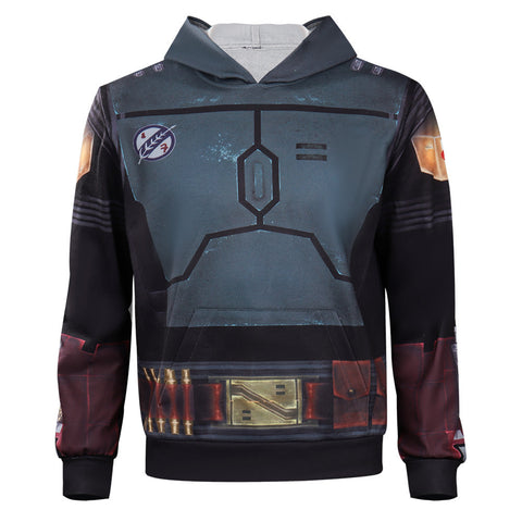 SeeCosplay The Book of Boba Fett Original Design Cosplay Costume Hoodie Pullover Halloween Carnival Suit