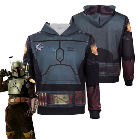 SeeCosplay The Book of Boba Fett Original Design Cosplay Costume Hoodie Pullover Halloween Carnival Suit