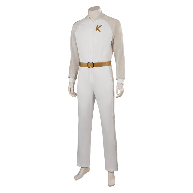 Moive Barbie:Costume Ken Cosplay White Outfits Halloween Carnival Suit Cosplay Costume