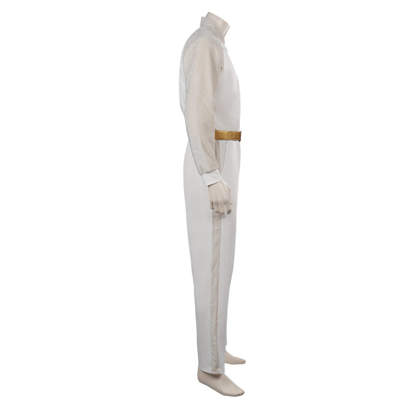 SeeCosplay 2023 Movie Ken Disco Jumpsuit White Dancing Suit Cosplay Costume