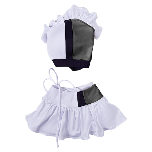 SeeCosplay Final Fantasy VII Game Tifa Lockhart Women White Swimsuit for Carnival Halloween Cosplay Costume