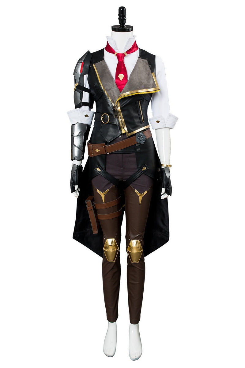 SeeCosplay Overwatch Ashe Elizabeth Caledonia Outfit Halloween Carnival Suit Cosplay Costume