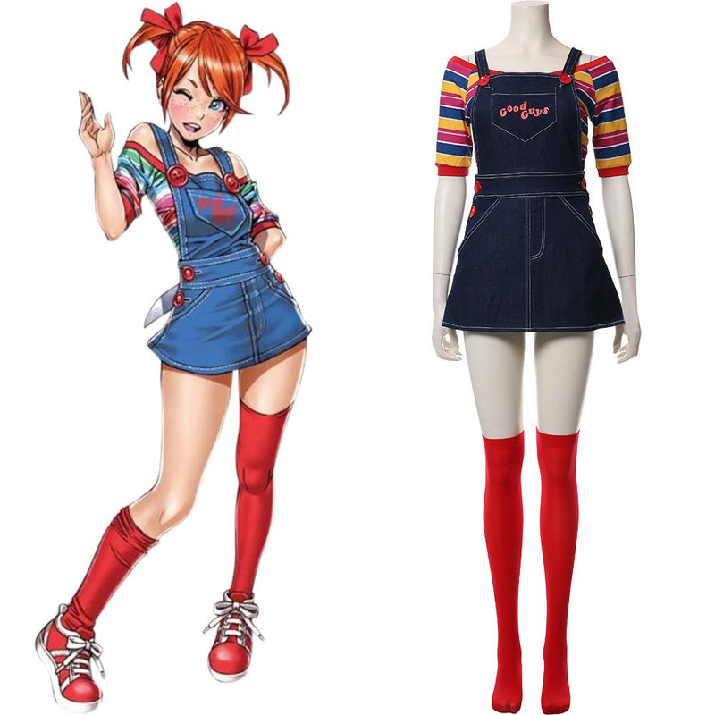 SeeCosplay Child's Play Glenn Adult Halloween Carnival Suit Cosplay Costume