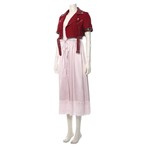 Final Fantasy: Costume Remake Aerith Gainsborough Costume For Adult Female for Halloween Cosplay Costume