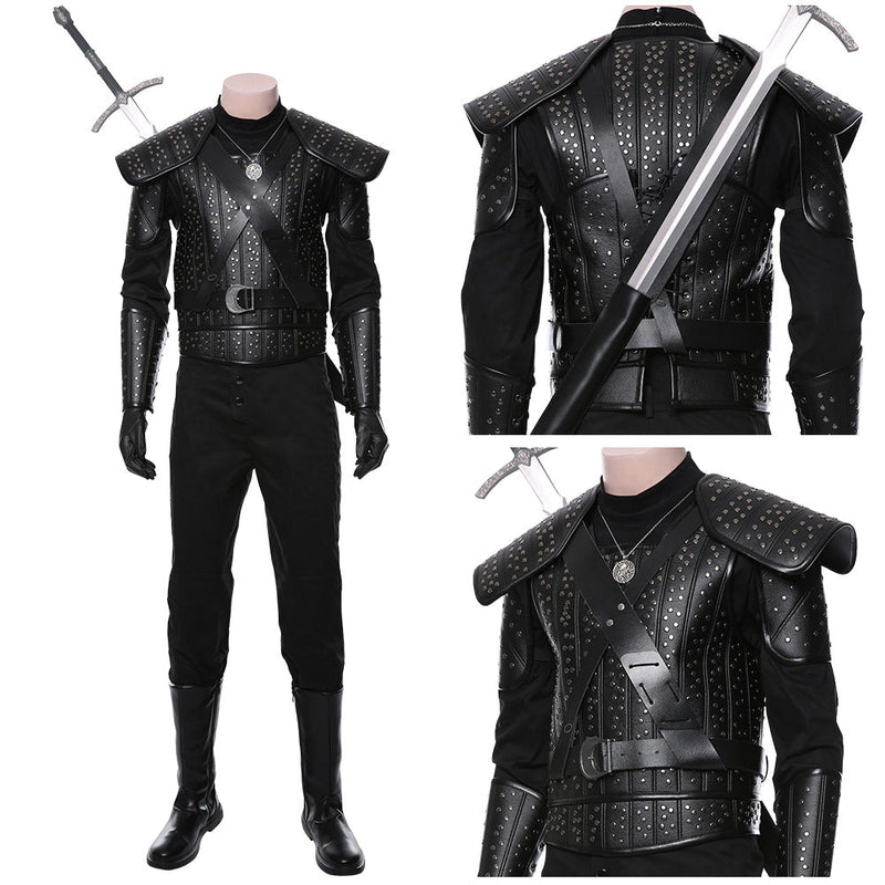 SeeCosplay The Witcher Cavill Geralt of Rivia Uniform Cosplay Costume