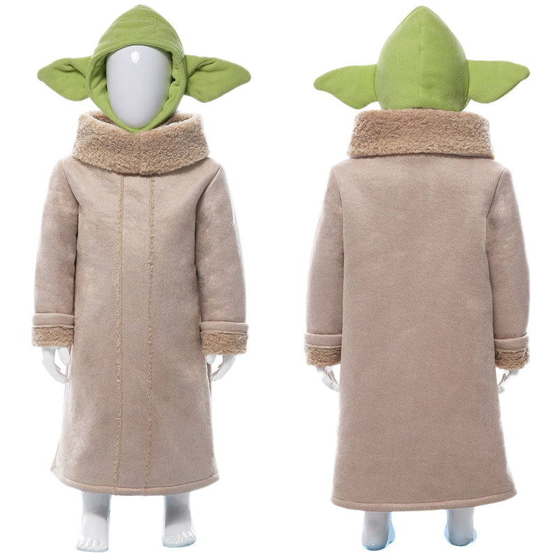 [All Sizes In Stock] The Mandalorian:Baby Yoda Suit For Kids Children Costume