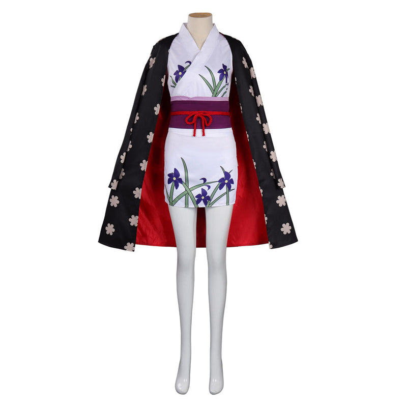 [All Size In Stock] One Piece: Onigashima Nico Robin Cosplay Costume Outfits Halloween Carnival Suit Female