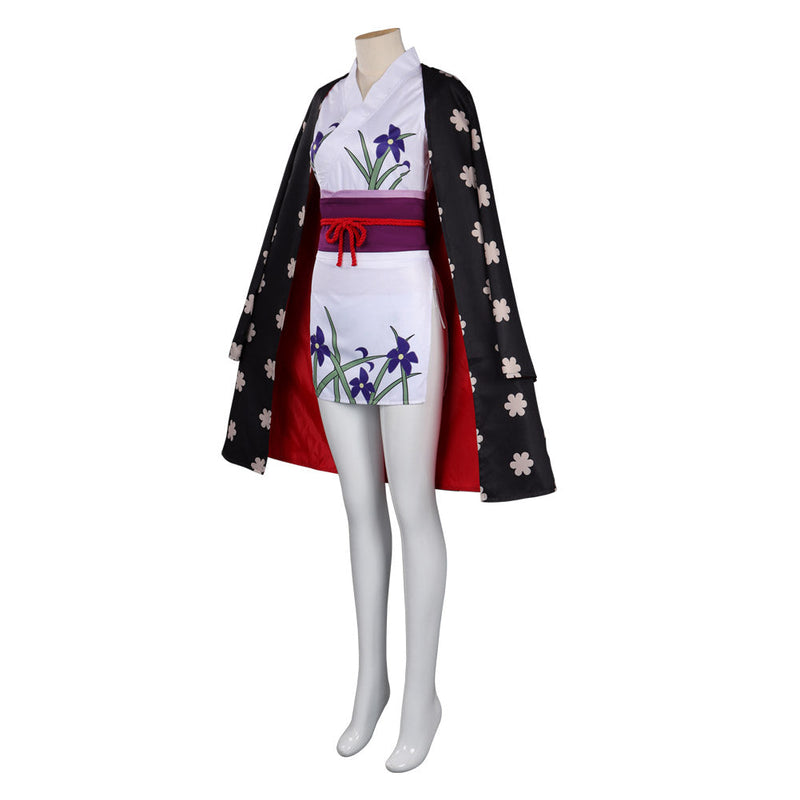 [All Size In Stock] One Piece: Onigashima Nico Robin Cosplay Costume Outfits Halloween Carnival Suit Female