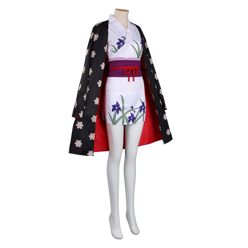 [All Size In Stock] One Piece: Onigashima Nico Robin Cosplay Costume Outfits Halloween Carnival Suit Female