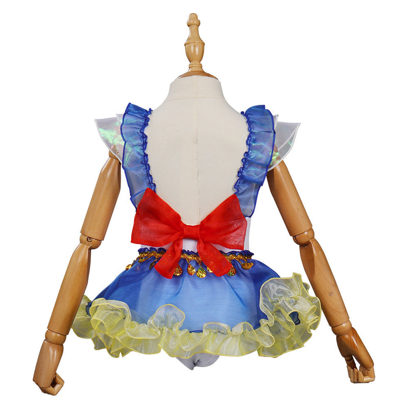 SeeCosplay Kids Girls Sailor Moon Tsukino Usagi Original Designer Swimwear Cosplay Costume Jumpsuit Swimsuit