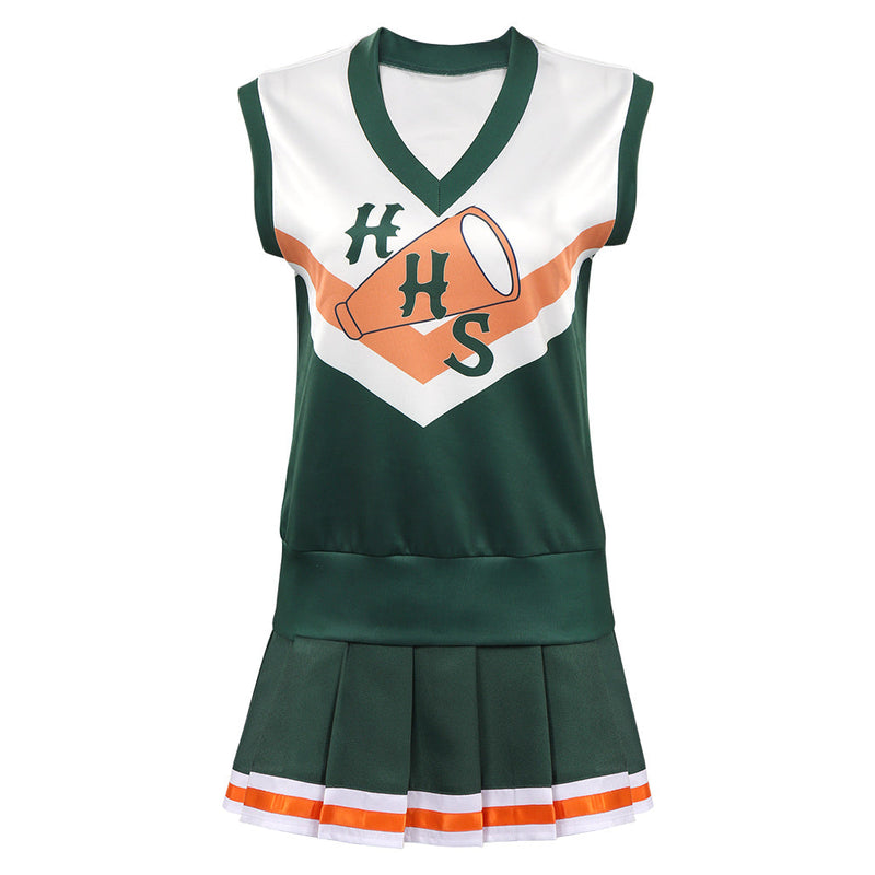 SeeCosplay Adult Kids Stranger Things Season 4 Chrissy Hawkins Cheerleader Cosplay Costume Hawkins Cheer Uniform Outfits