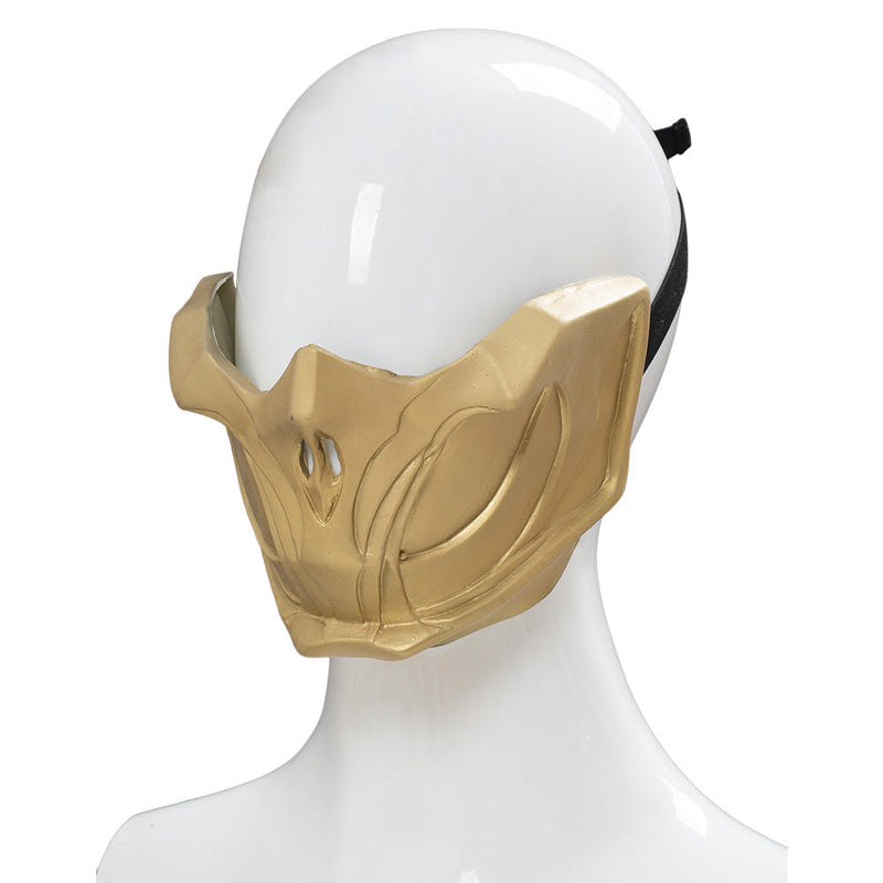 SeeCosplay Mortal Kombat 11 Scorpion Latex Face Cover Cosplay Accessories