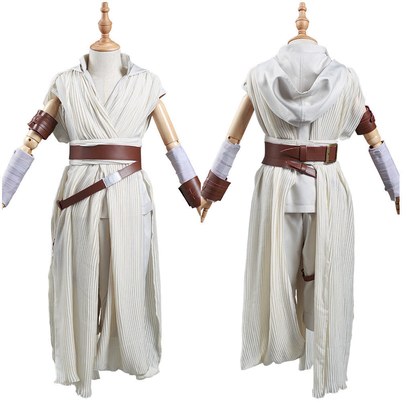 [Full In Stock] The Rise of Skywalker Rey Kids Children Costume Halloween Carnival Suit