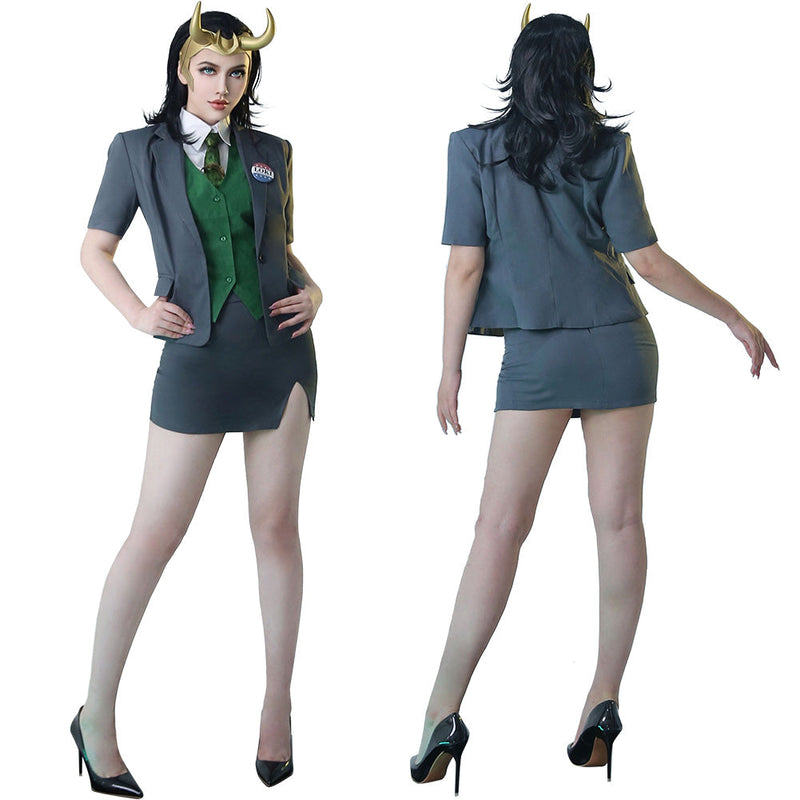 SeeCosplay Loki 2021 Female Loki Outfit Halloween Original Designers Cosplay Costume