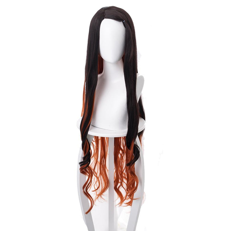 [Full In Stock] Kamado Nezuko Cosplay Wig Female